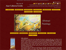Tablet Screenshot of abstractpaintings-anacabrera.com